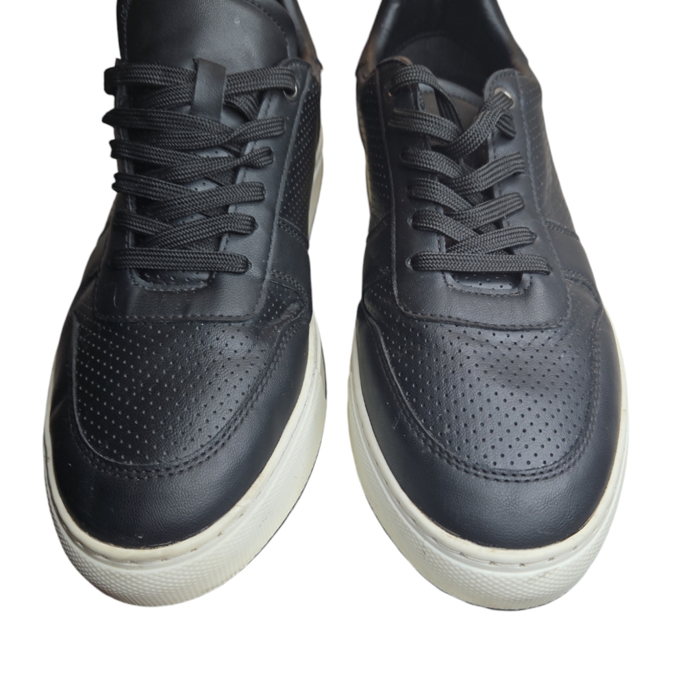 ZARA mens black and white trainers